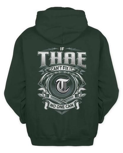 THAE AP81-K4-626 - Personalized Ahmed Quote Apparel “If Ahmed Can't Fix It, No One Can” - Unisex Hoodie - Forest Green