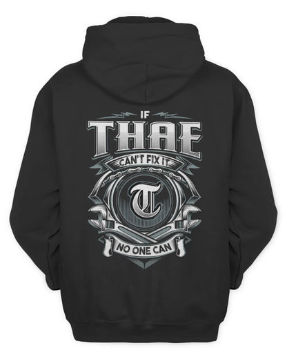 THAE AP81-K4-626 - Personalized Ahmed Quote Apparel “If Ahmed Can't Fix It, No One Can” - Unisex Hoodie - Black