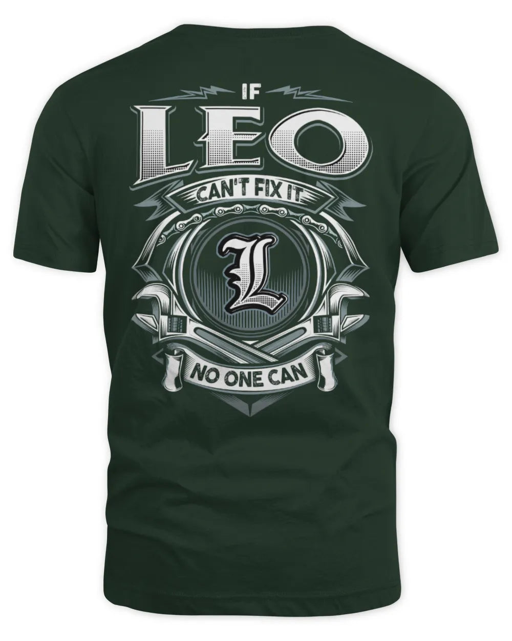 LEO AP81-K4-626 - Personalized Ahmed Quote Apparel “If Ahmed Can't Fix It, No One Can” - Unisex Standard T-Shirt - Forest Green