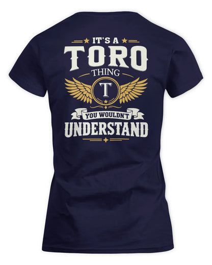 TORO KT06-M008 It’s a [NAME] Thing – You Wouldn’t Understand | Personalized Vintage T-Shirt - Women's Standard T-Shirt - Navy