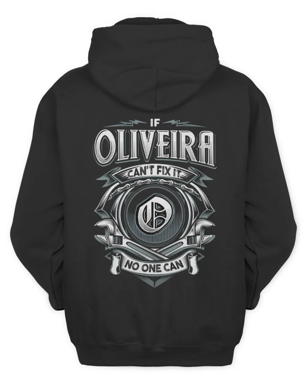 OLIVEIRA AP81-K4-626 - Personalized Ahmed Quote Apparel “If Ahmed Can't Fix It, No One Can” - Unisex Hoodie - Black