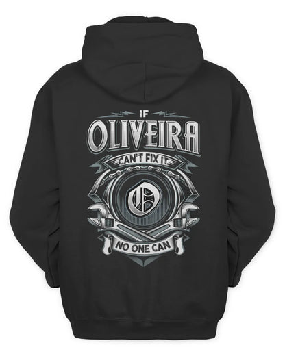 OLIVEIRA AP81-K4-626 - Personalized Ahmed Quote Apparel “If Ahmed Can't Fix It, No One Can” - Unisex Hoodie - Black