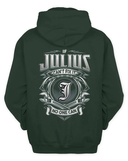 JULIUS AP81-K4-626 - Personalized Ahmed Quote Apparel “If Ahmed Can't Fix It, No One Can” - Unisex Hoodie - Forest Green