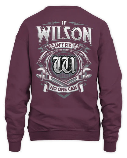 WILSON AP81-K4-626 - Personalized Ahmed Quote Apparel “If Ahmed Can't Fix It, No One Can” - Unisex Sweatshirt - Maroon