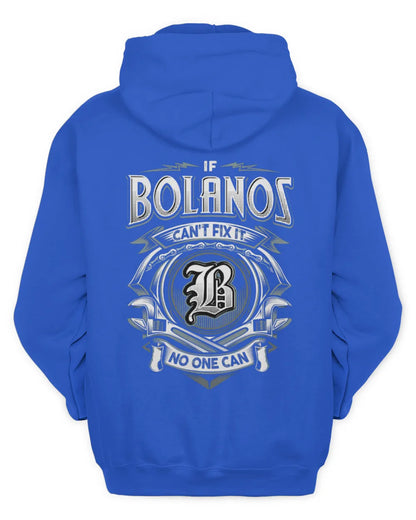 BOLANOS AP81-K4-626 - Personalized Ahmed Quote Apparel “If Ahmed Can't Fix It, No One Can” - Unisex Hoodie - Royal