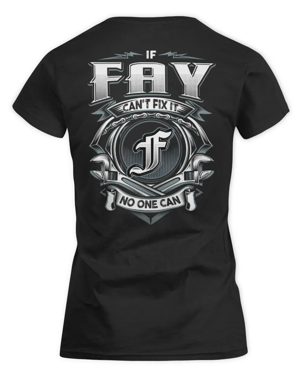 FAY AP81-K4-626 - Personalized Ahmed Quote Apparel “If Ahmed Can't Fix It, No One Can” - Women's Standard T-Shirt - Black