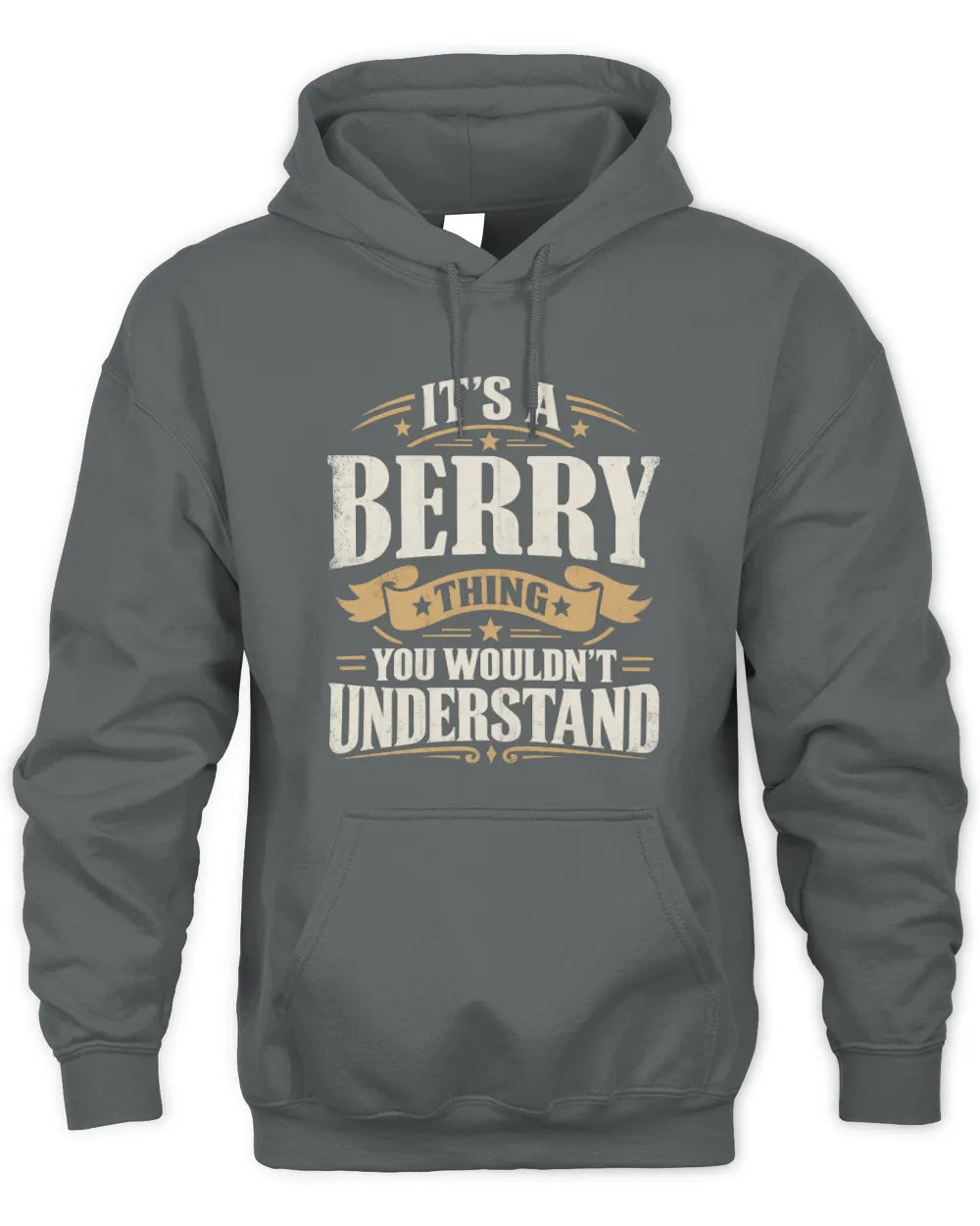 BERRY P08 TH51 - Personalized “It’s a/an [NAME] Thing – You Wouldn’t Understand” Shirt - Unisex Hoodie - Charcoal