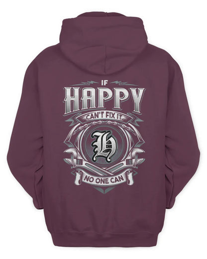 HAPPY AP81-K4-626 - Personalized Ahmed Quote Apparel “If Ahmed Can't Fix It, No One Can” - Unisex Hoodie - Maroon