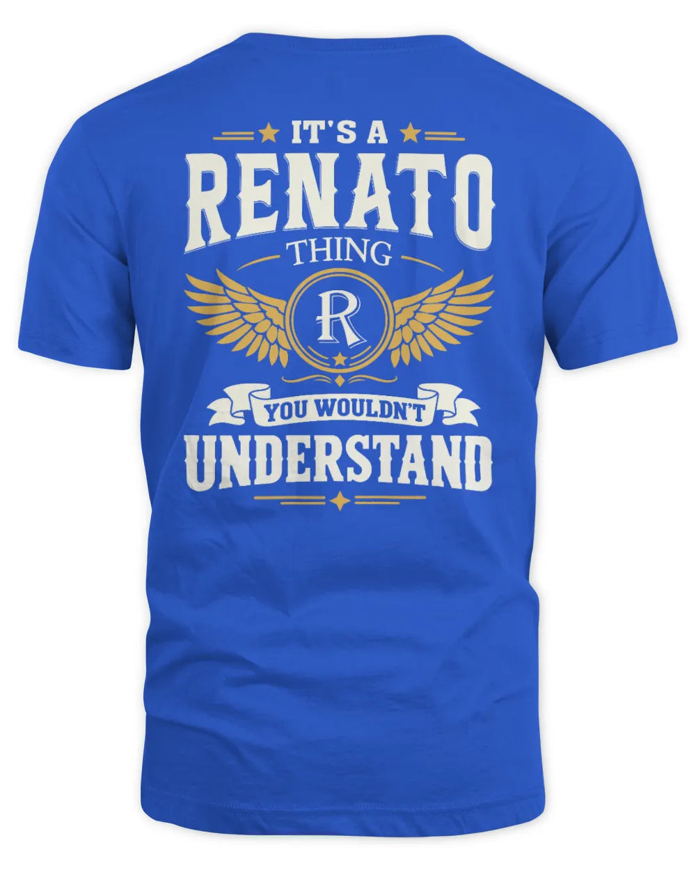 RENATO KT06-M008 It’s a [NAME] Thing – You Wouldn’t Understand | Personalized Vintage T-Shirt - Unisex Standard T-Shirt - Royal