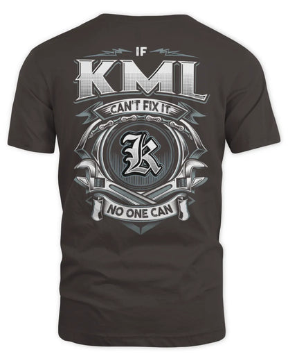 KML AP81-K4-626 - Personalized Ahmed Quote Apparel “If Ahmed Can't Fix It, No One Can” - Unisex Standard T-Shirt - Dark Chocolate
