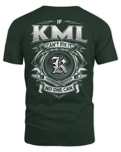 KML AP81-K4-626 - Personalized Ahmed Quote Apparel “If Ahmed Can't Fix It, No One Can” - Unisex Standard T-Shirt - Forest Green