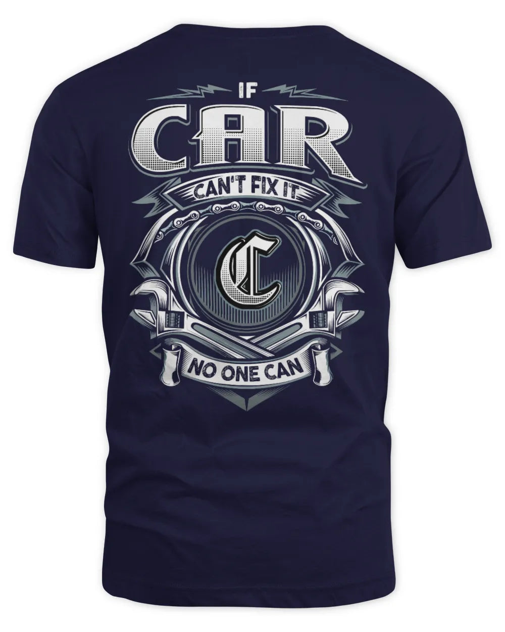 CAR AP81-K4-626 - Personalized Ahmed Quote Apparel “If Ahmed Can't Fix It, No One Can” - Unisex Standard T-Shirt - Navy