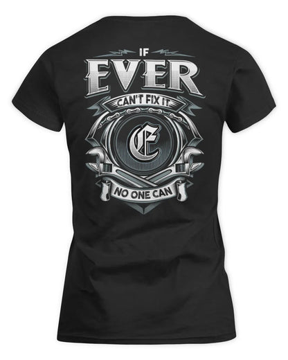 EVER AP81-K4-626 - Personalized Ahmed Quote Apparel “If Ahmed Can't Fix It, No One Can” - Women's Standard T-Shirt - Black