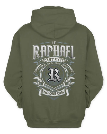 RAPHAEL AP81-K4-626 - Personalized Ahmed Quote Apparel “If Ahmed Can't Fix It, No One Can” - Unisex Hoodie - Military Green
