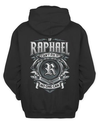 RAPHAEL AP81-K4-626 - Personalized Ahmed Quote Apparel “If Ahmed Can't Fix It, No One Can” - Unisex Hoodie - Black