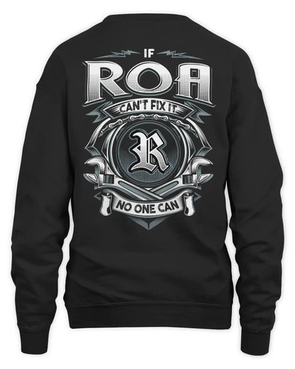 ROA AP81-K4-626 - Personalized Ahmed Quote Apparel “If Ahmed Can't Fix It, No One Can” - Unisex Sweatshirt - Black