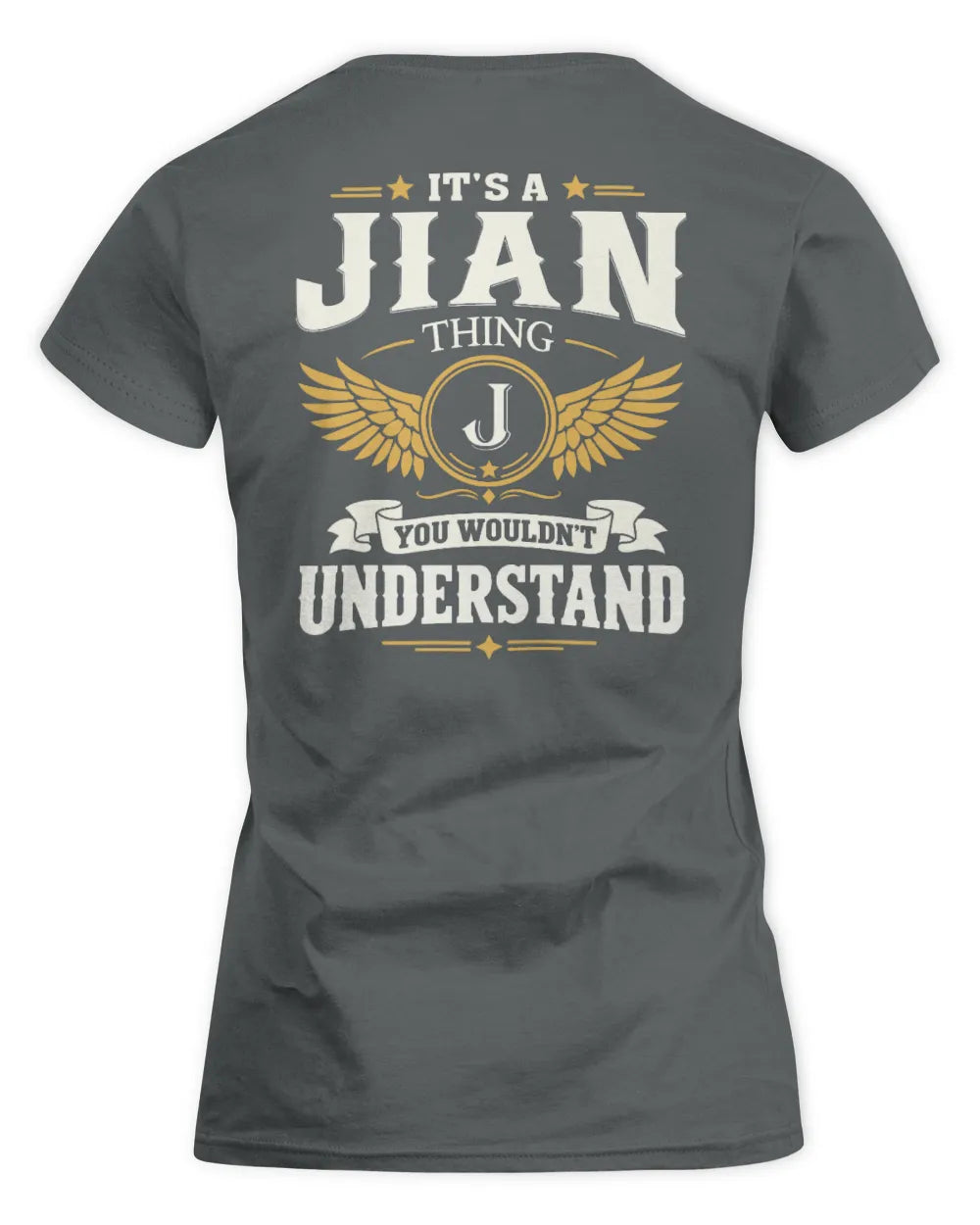 JIAN KT06-M008 It’s a [NAME] Thing – You Wouldn’t Understand | Personalized Vintage T-Shirt - Women's Standard T-Shirt - Charcoal