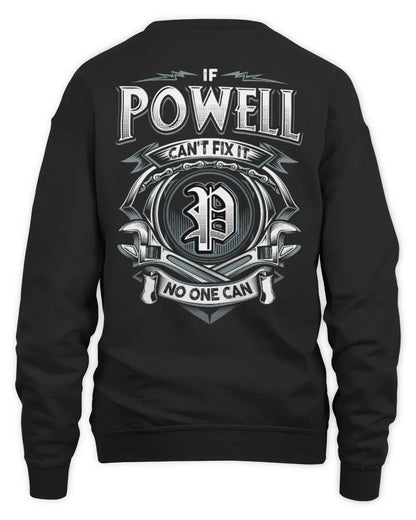 POWELL AP81-K4-626 - Personalized Ahmed Quote Apparel “If Ahmed Can't Fix It, No One Can” - Unisex Sweatshirt - Black