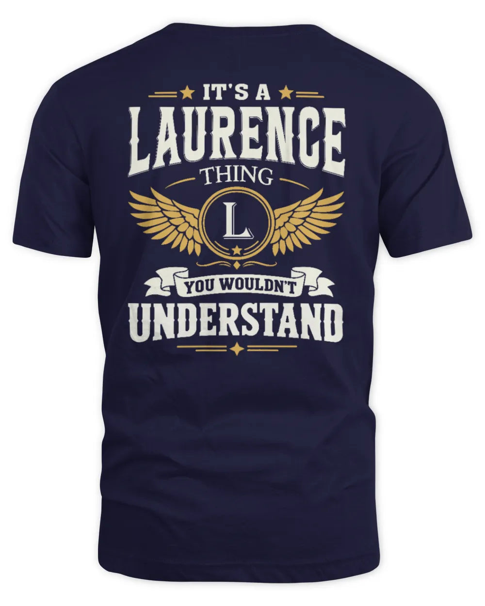 LAURENCE KT06-M008 It’s a [NAME] Thing – You Wouldn’t Understand | Personalized Vintage T-Shirt - Unisex Standard T-Shirt - Navy