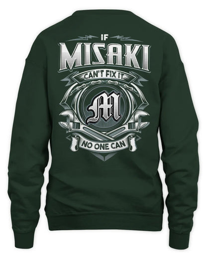 MISAKI AP81-K4-626 - Personalized Ahmed Quote Apparel “If Ahmed Can't Fix It, No One Can” - Unisex Sweatshirt - Forest Green