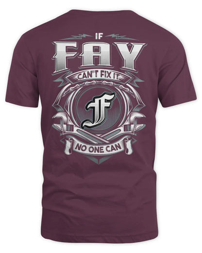FAY AP81-K4-626 - Personalized Ahmed Quote Apparel “If Ahmed Can't Fix It, No One Can” - Unisex Standard T-Shirt - Maroon