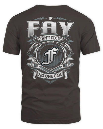 FAY AP81-K4-626 - Personalized Ahmed Quote Apparel “If Ahmed Can't Fix It, No One Can” - Unisex Standard T-Shirt - Dark Chocolate