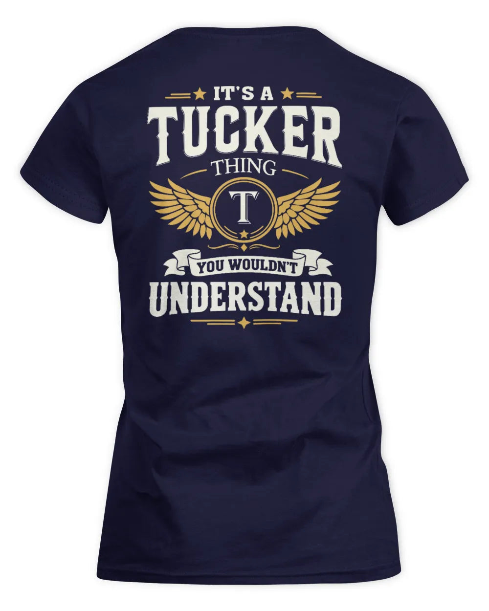 TUCKER KT06-M008 It’s a [NAME] Thing – You Wouldn’t Understand | Personalized Vintage T-Shirt - Women's Standard T-Shirt - Navy