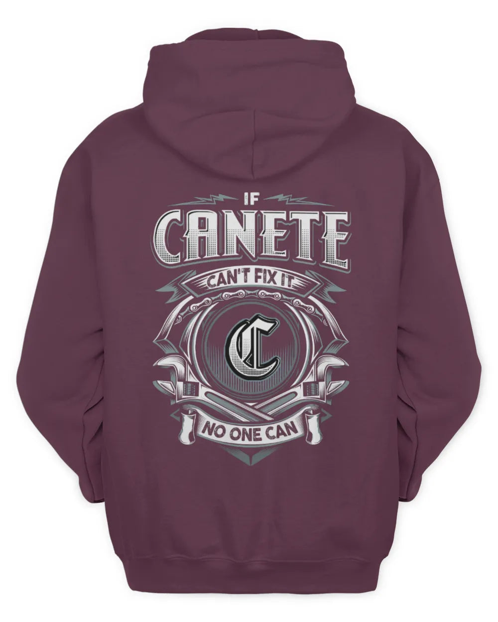 CANETE AP81-K4-626 - Personalized Ahmed Quote Apparel “If Ahmed Can't Fix It, No One Can” - Unisex Hoodie - Maroon