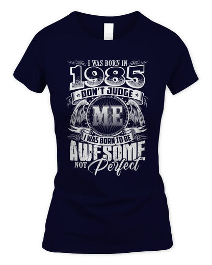 1985 HH89-K2 – Awesome Birth Year Quote T-Shirt - Women's Standard T-Shirt - Navy