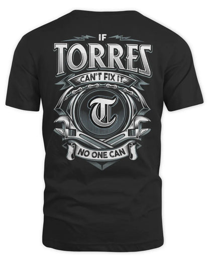 TORRES AP81-K4-626 - Personalized Ahmed Quote Apparel “If Ahmed Can't Fix It, No One Can” - Unisex Standard T-Shirt - Black