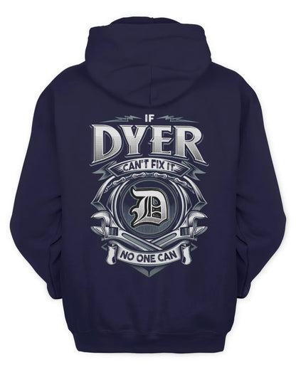 DYER AP81-K4-626 - Personalized Ahmed Quote Apparel “If Ahmed Can't Fix It, No One Can” - Unisex Hoodie - Navy