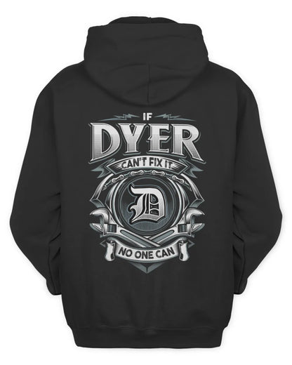 DYER AP81-K4-626 - Personalized Ahmed Quote Apparel “If Ahmed Can't Fix It, No One Can” - Unisex Hoodie - Black