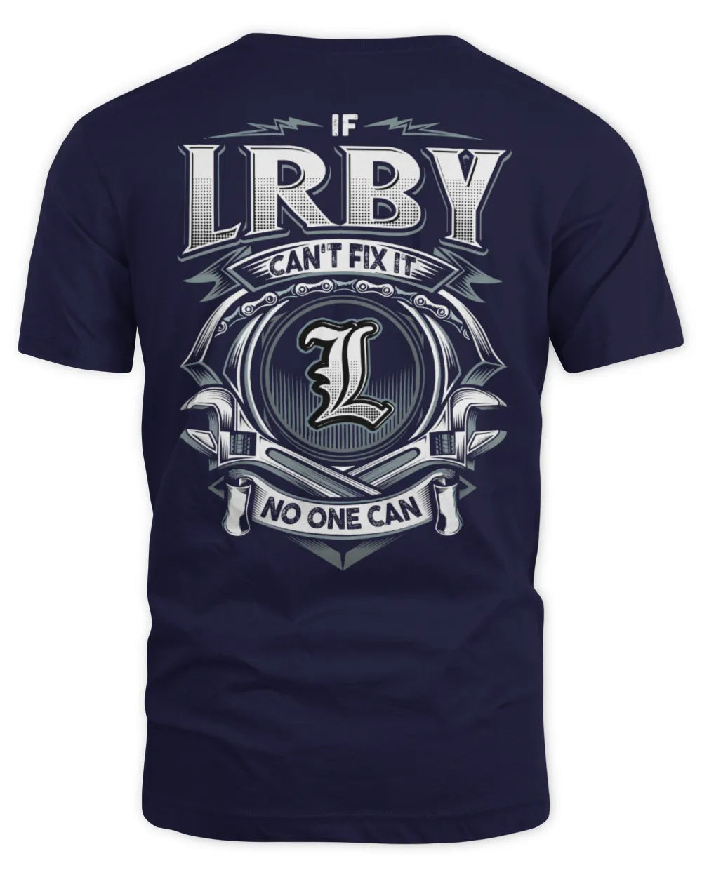 LRBY AP81-K4-626 - Personalized Ahmed Quote Apparel “If Ahmed Can't Fix It, No One Can” - Unisex Standard T-Shirt - Navy