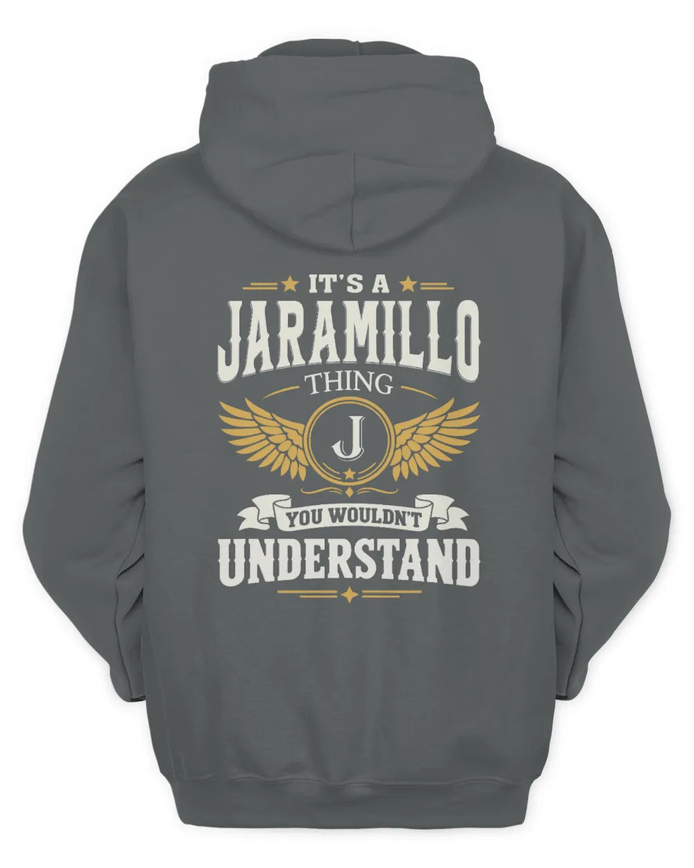 JARAMILLO KT06-M008 It’s a [NAME] Thing – You Wouldn’t Understand | Personalized Vintage T-Shirt - Unisex Hoodie - Charcoal