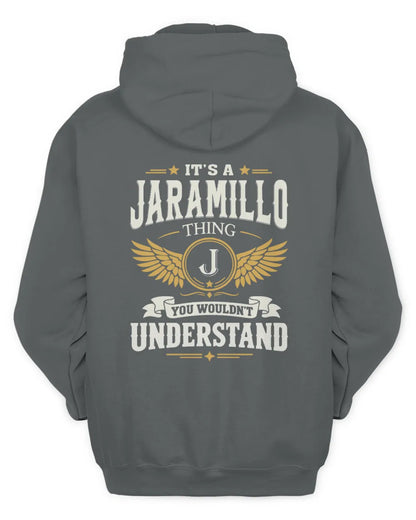 JARAMILLO KT06-M008 It’s a [NAME] Thing – You Wouldn’t Understand | Personalized Vintage T-Shirt - Unisex Hoodie - Charcoal