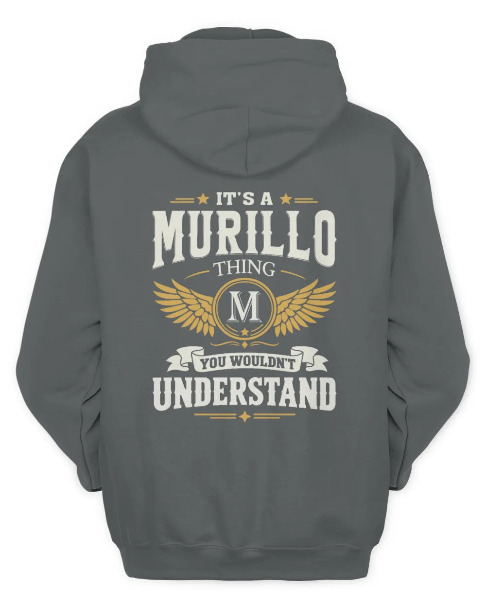 MURILLO KT06-M008 It’s a [NAME] Thing – You Wouldn’t Understand | Personalized Vintage T-Shirt - Unisex Hoodie - Charcoal