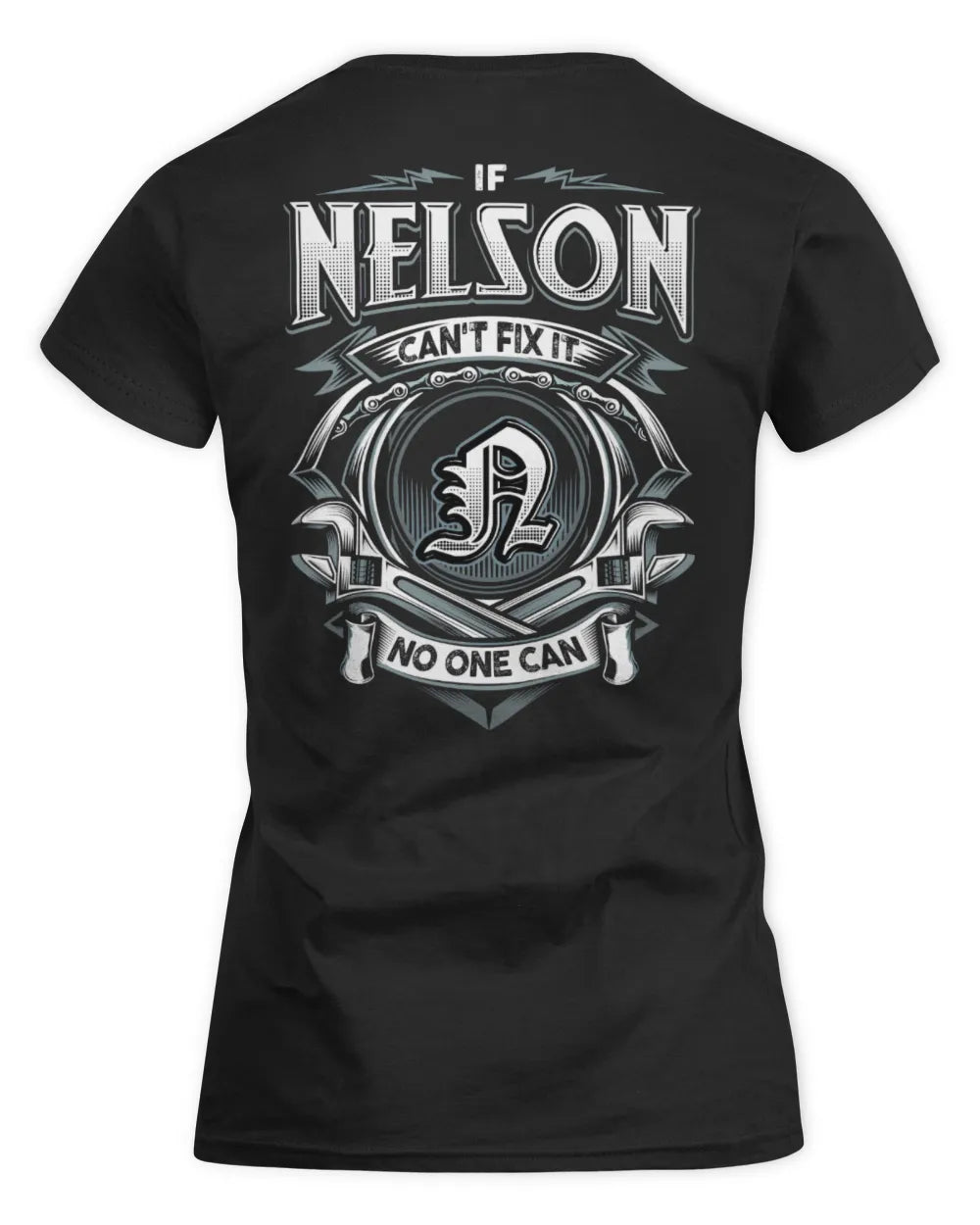 NELSON AP81-K4-626 - Personalized Ahmed Quote Apparel “If Ahmed Can't Fix It, No One Can” - Women's Standard T-Shirt - Black