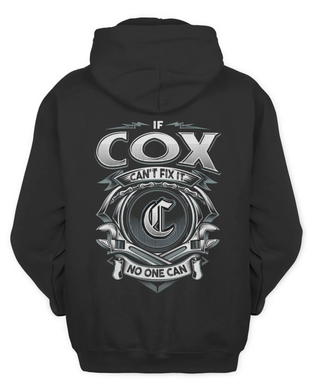 COX AP81-K4-626 - Personalized Ahmed Quote Apparel “If Ahmed Can't Fix It, No One Can” - Unisex Hoodie - Black