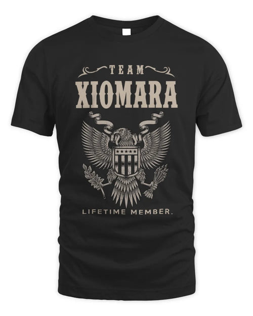 XIOMARA TP06-K82 – Personalized Classic Style Apparel “Team NAME Lifetime Member” - Unisex Standard T-Shirt - Black