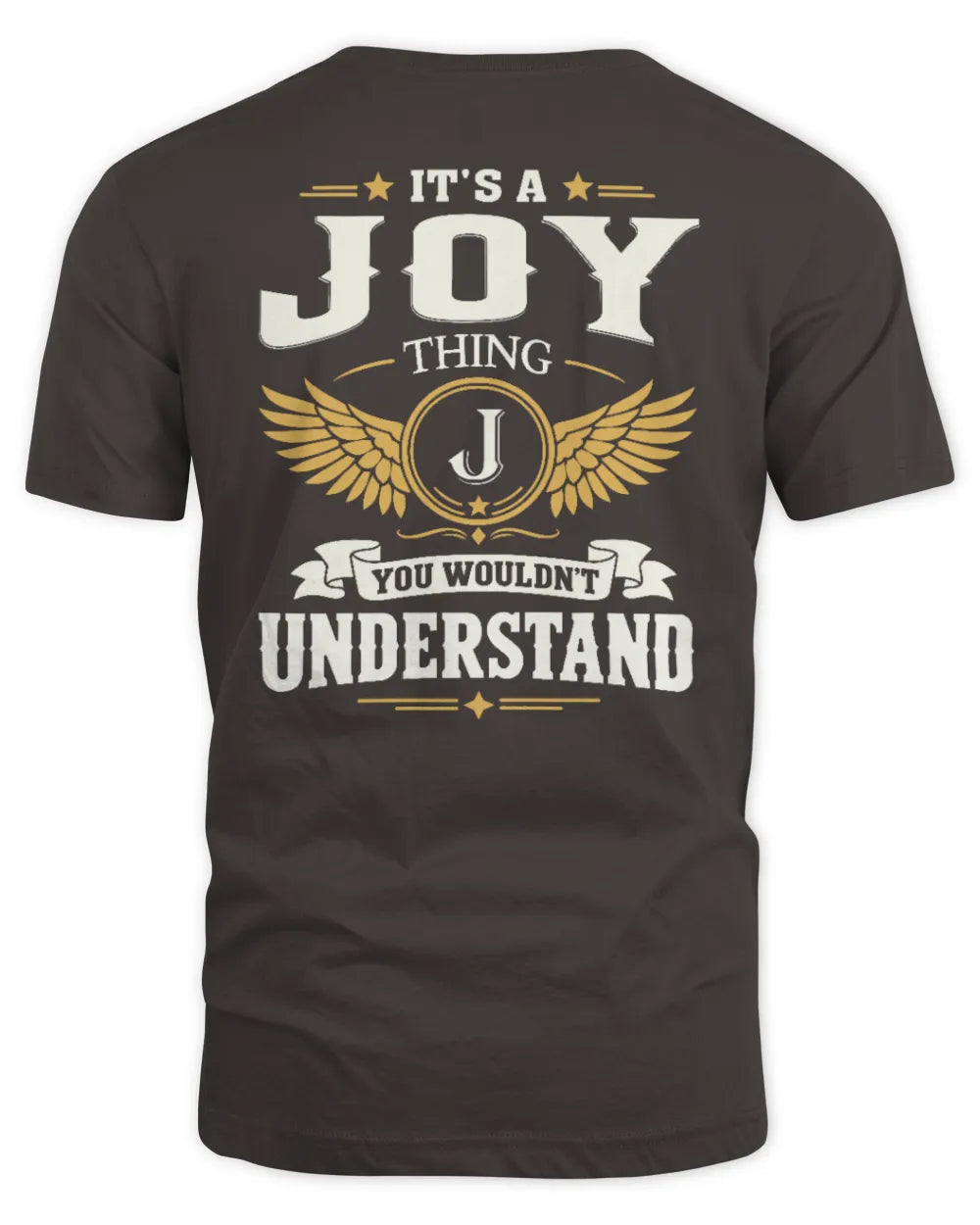 JOY KT06-M008 It’s a [NAME] Thing – You Wouldn’t Understand | Personalized Vintage T-Shirt - Unisex Standard T-Shirt - Dark Chocolate
