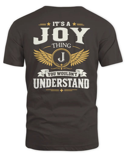 JOY KT06-M008 It’s a [NAME] Thing – You Wouldn’t Understand | Personalized Vintage T-Shirt - Unisex Standard T-Shirt - Dark Chocolate