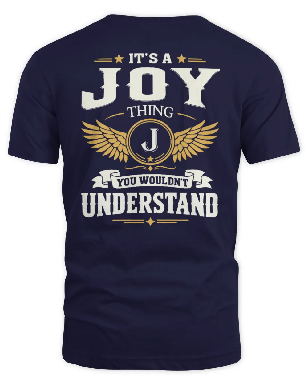 JOY KT06-M008 It’s a [NAME] Thing – You Wouldn’t Understand | Personalized Vintage T-Shirt - Unisex Standard T-Shirt - Navy