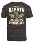 DAKOTA KT06-M008 It’s a [NAME] Thing – You Wouldn’t Understand | Personalized Vintage T-Shirt - Unisex Standard T-Shirt - Dark Chocolate