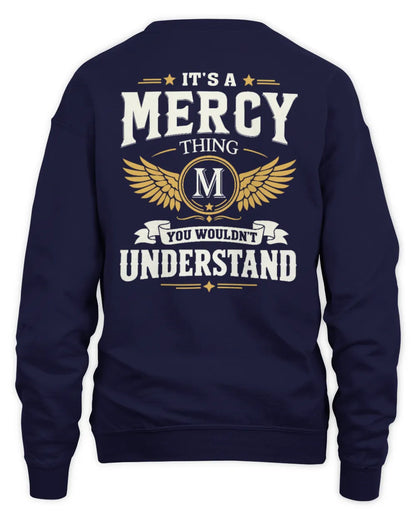 MERCY KT06-M008 It’s a [NAME] Thing – You Wouldn’t Understand | Personalized Vintage T-Shirt - Unisex Sweatshirt - Navy