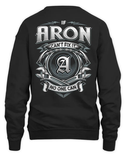 ARON AP81-K4-626 - Personalized Ahmed Quote Apparel “If Ahmed Can't Fix It, No One Can” - Unisex Sweatshirt - Black