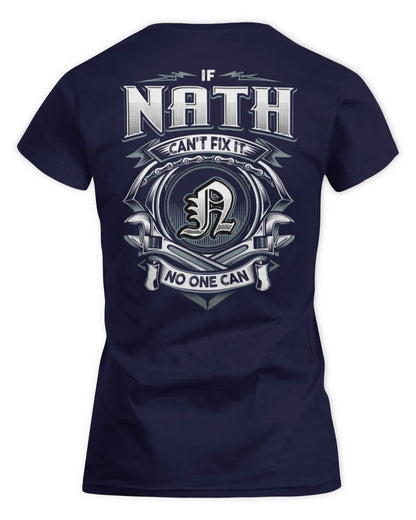 NATH AP81-K4-626 - Personalized Ahmed Quote Apparel “If Ahmed Can't Fix It, No One Can” - Women's Standard T-Shirt - Navy