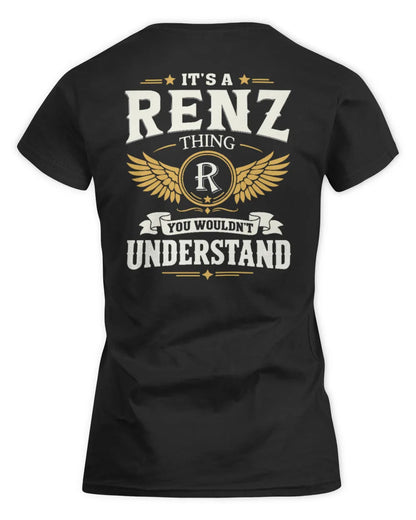 RENZ KT06-M008 It’s a [NAME] Thing – You Wouldn’t Understand | Personalized Vintage T-Shirt - Women's Standard T-Shirt - Black