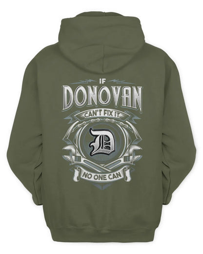 DONOVAN AP81-K4-626 - Personalized Ahmed Quote Apparel “If Ahmed Can't Fix It, No One Can” - Unisex Hoodie - Military Green