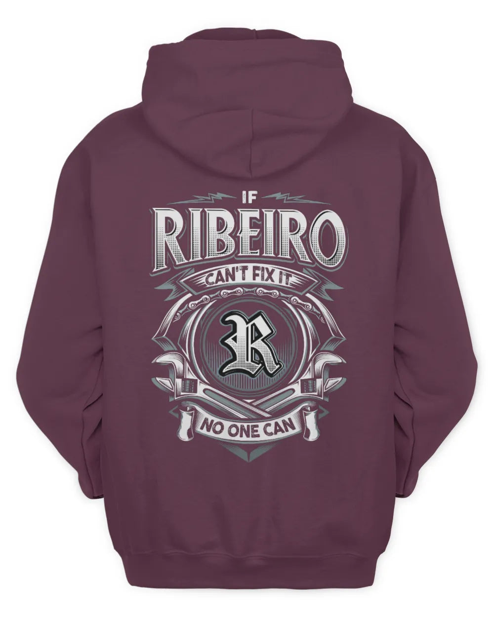 RIBEIRO AP81-K4-626 - Personalized Ahmed Quote Apparel “If Ahmed Can't Fix It, No One Can” - Unisex Hoodie - Maroon