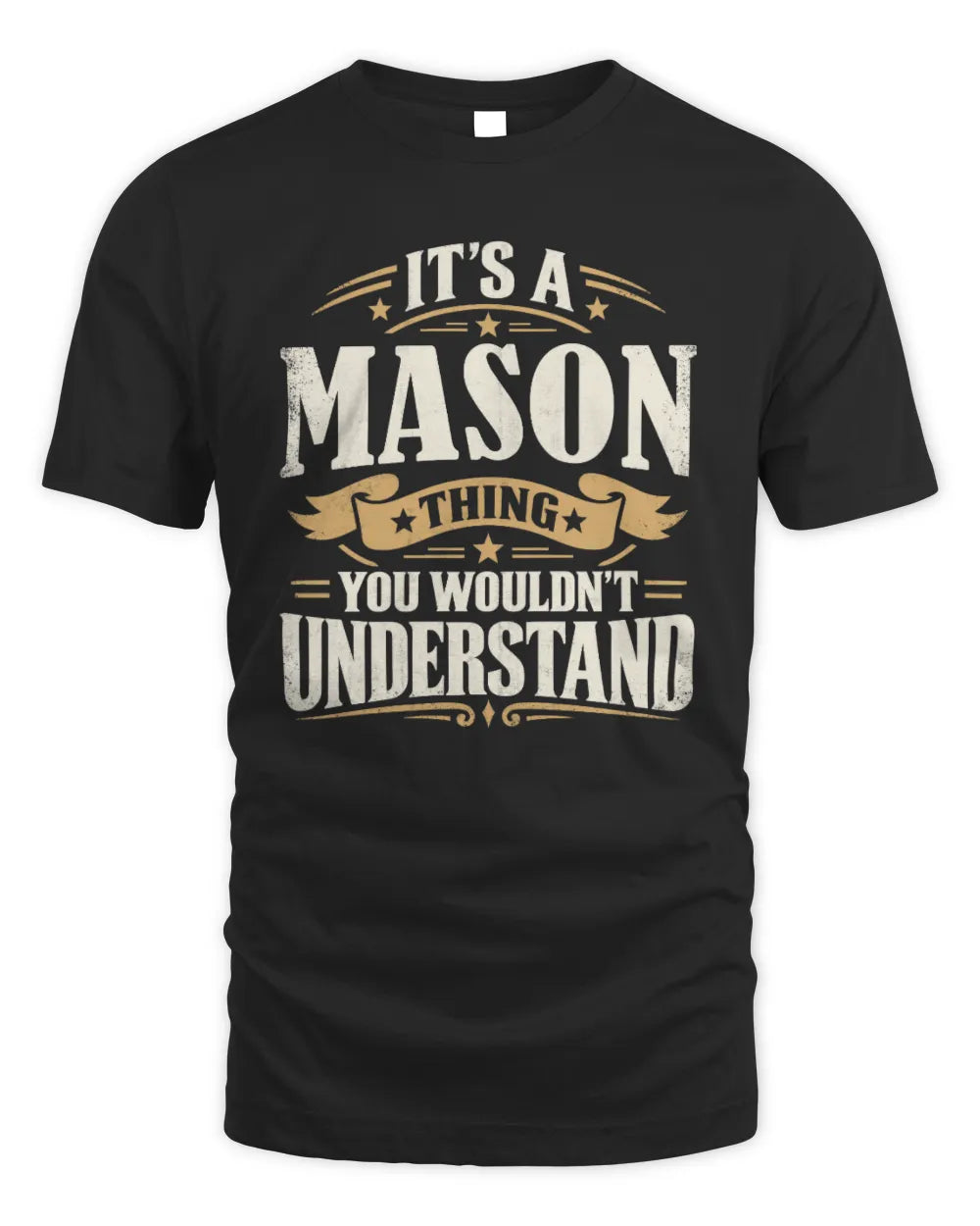 MASON P08 TH51 - Personalized “It’s a/an [NAME] Thing – You Wouldn’t Understand” Shirt - Unisex Standard T-Shirt - Black